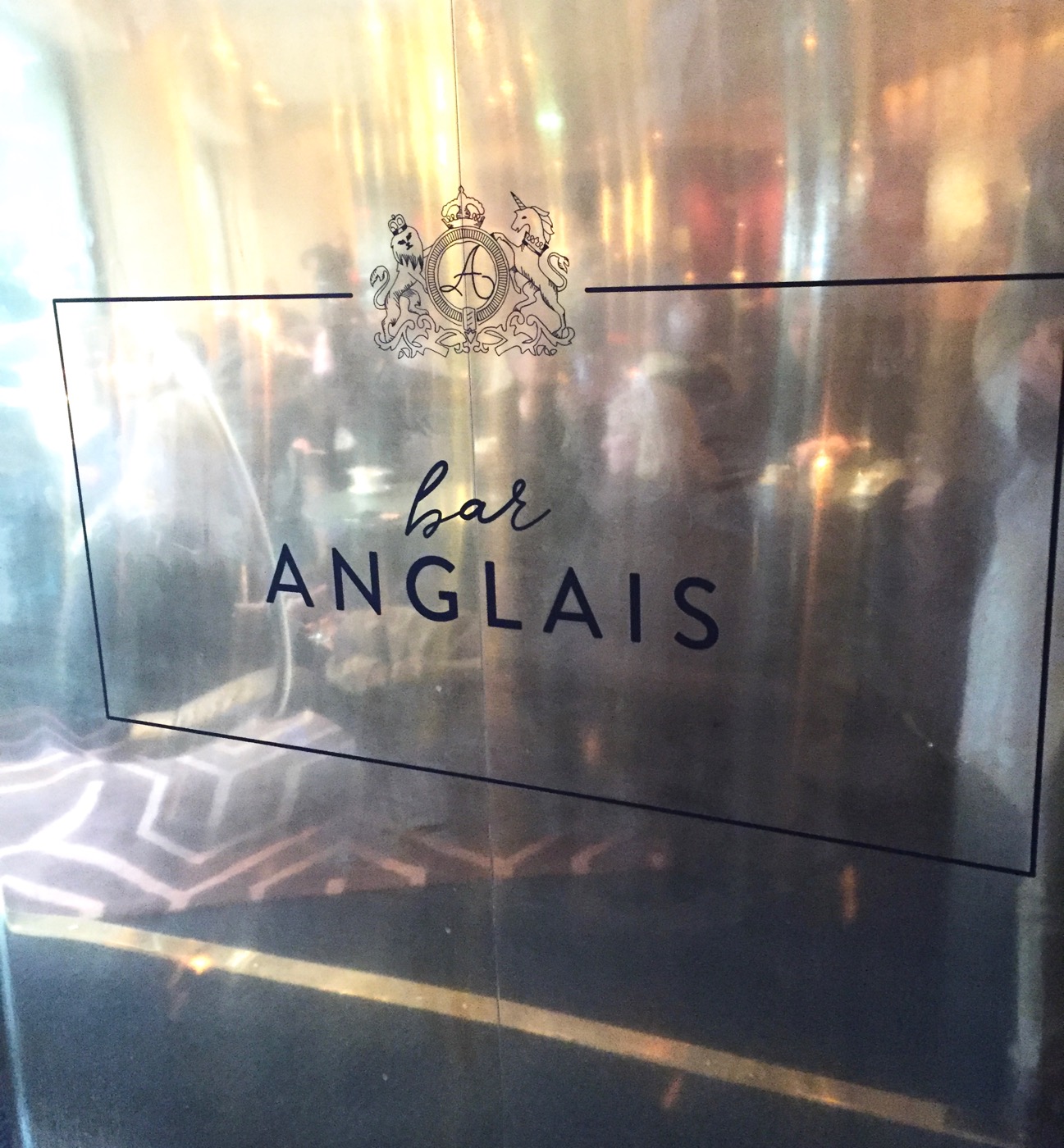 Bar Anglais metal sign scandic stockholm