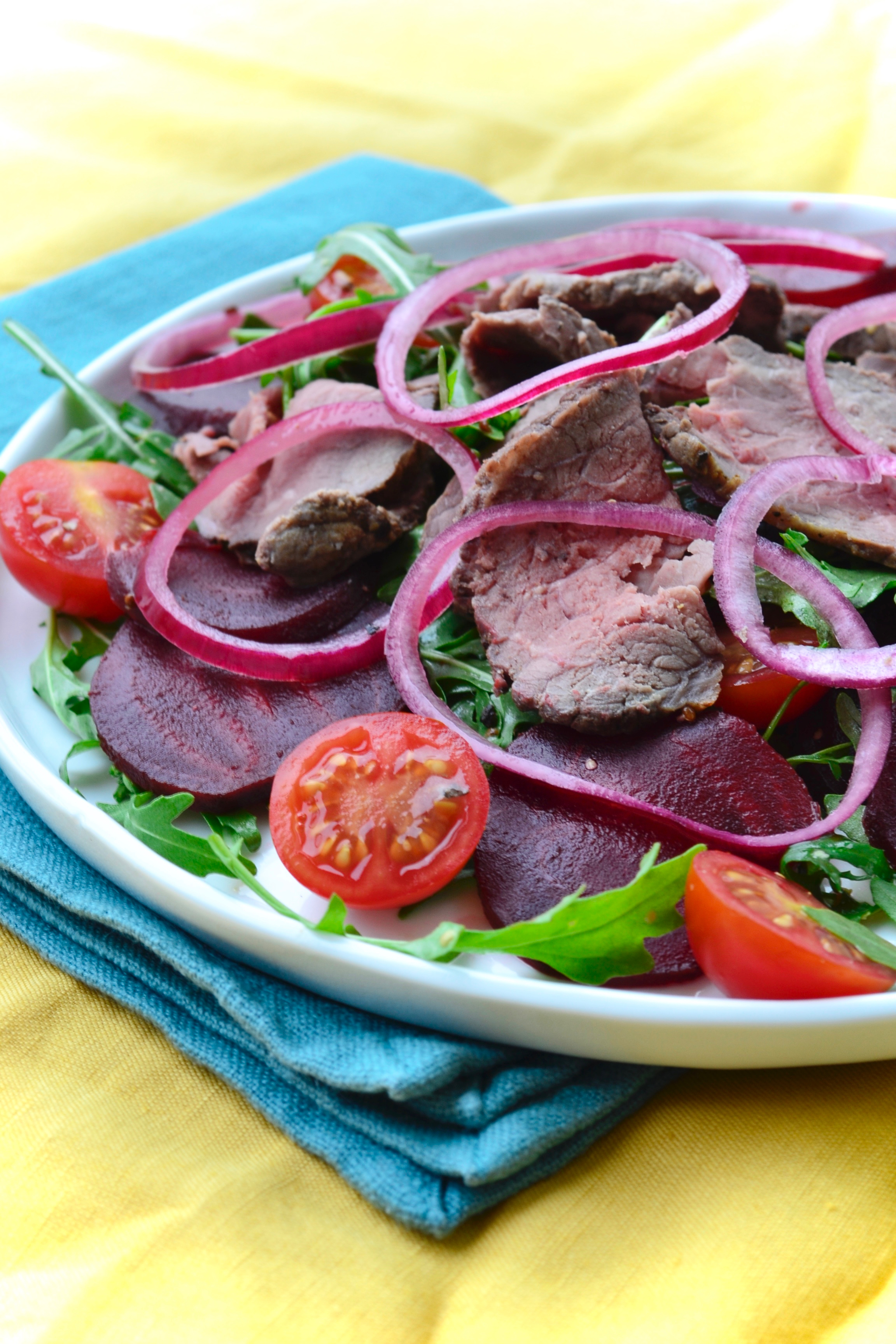 Rare Roast Beef Salad