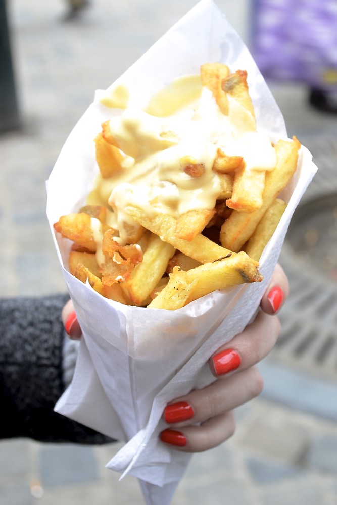 Famous fries in brussels