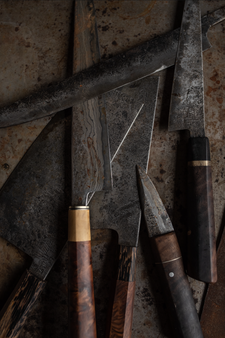 Unique Carbon Steel Blade Blank for Knife Making, Crafting, Hobby.