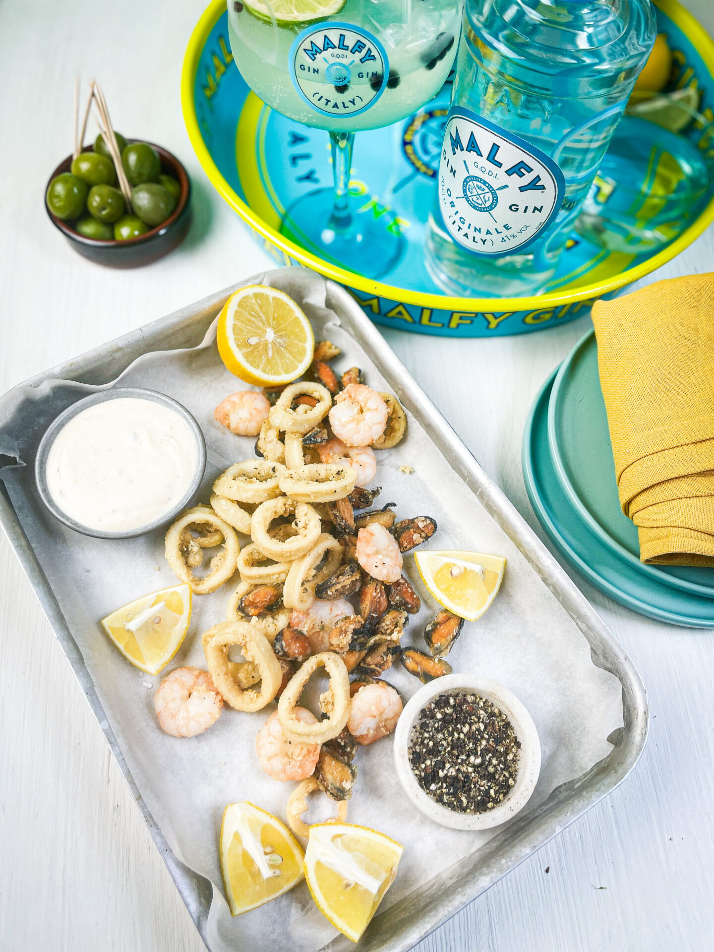 Fritto Misto di Mare (Fried Mixed Seafood) Recipe