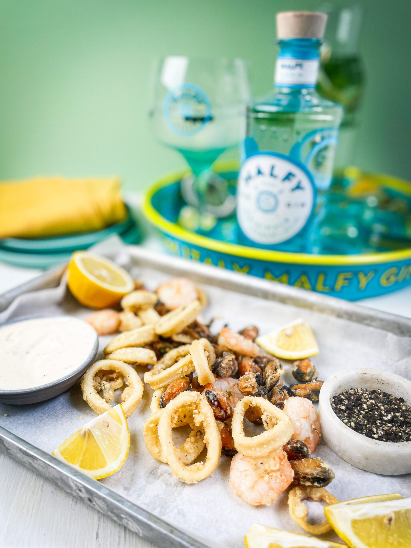 Fritto Misto di Mare (Fried Mixed Seafood) Recipe